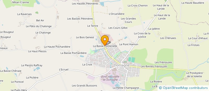localisation de l'entreprise BRETAGNE VENTILATION à DOMAGNE