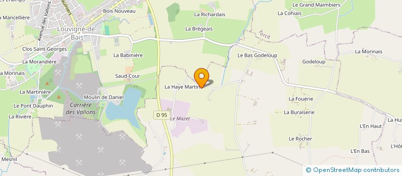 localisation de l'entreprise BRETAGNE VERIFICATION SECURITE ET FORMATION à BAIS