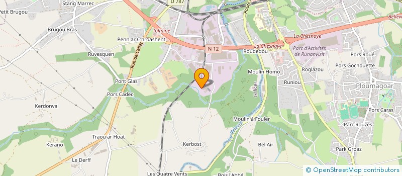 localisation de l'entreprise BRETAGNE VIF  GRACES