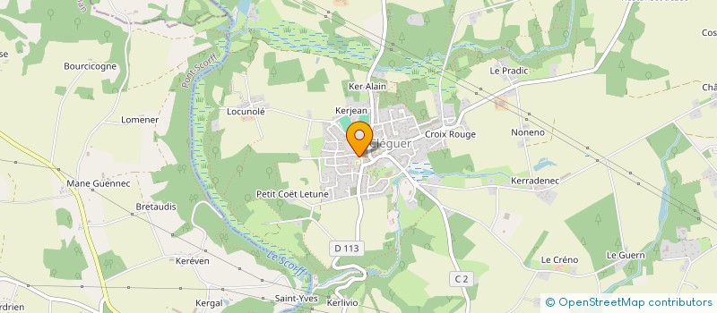 localisation de l'entreprise BRETAGNE ZOO  PONT-SCORFF