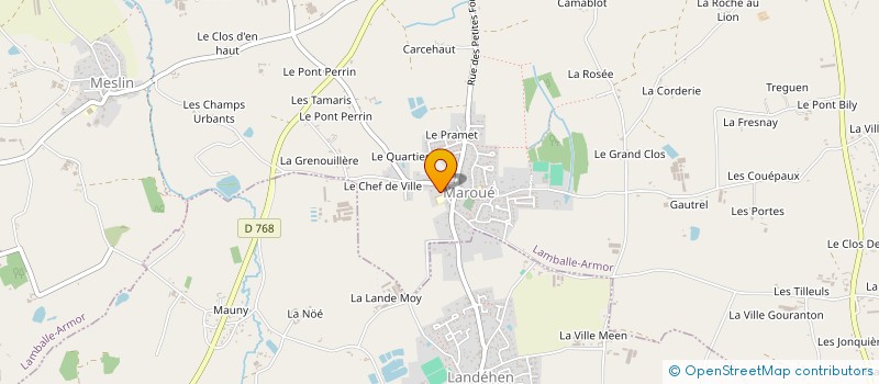 localisation de l'entreprise BRETALIA à LAMBALLE-ARMOR