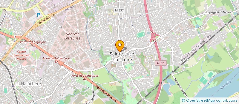 localisation de l'entreprise BRETAPIMO  SAINTE-LUCE-SUR-LOIRE