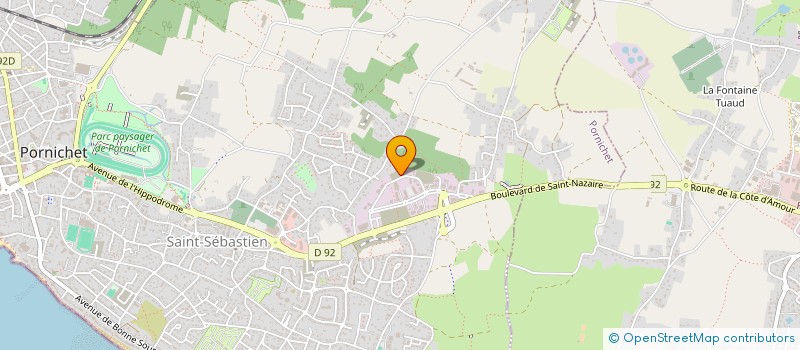 localisation de l'entreprise BRETAVEN à PORNICHET