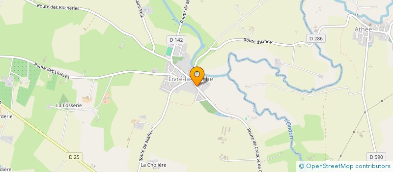 localisation de l'entreprise BRETEAU  LIVRE-LA-TOUCHE