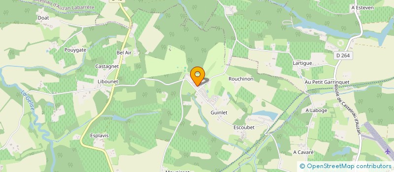 localisation de l'entreprise BRETEAU GUILLAUME ET LAURENCE  EAUZE