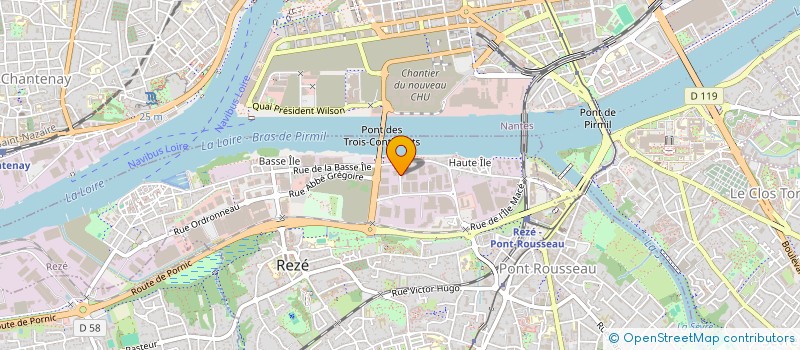 localisation de l'entreprise BRETEAU MECANIQUE GENERALE  REZE