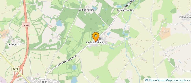 localisation de l'entreprise BRETECHE-ROUSSELEAU à LA GARNACHE
