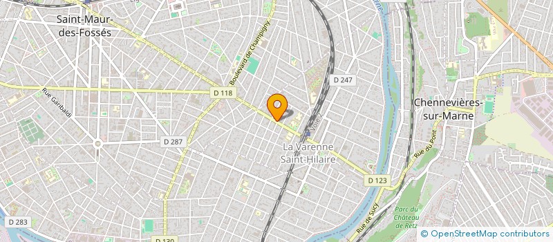 localisation de l'entreprise BRETEL à SAINT-MAUR-DES-FOSSES