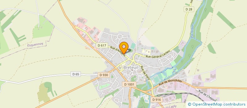 localisation de l'entreprise BRETEUIL AUTOMNE  BRETEUIL