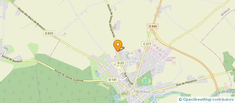 localisation de l'entreprise BRETEUIL FINANCE  BRETEUIL