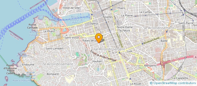 localisation de l'entreprise BRETEUIL MEDITERRANEE à MARSEILLE