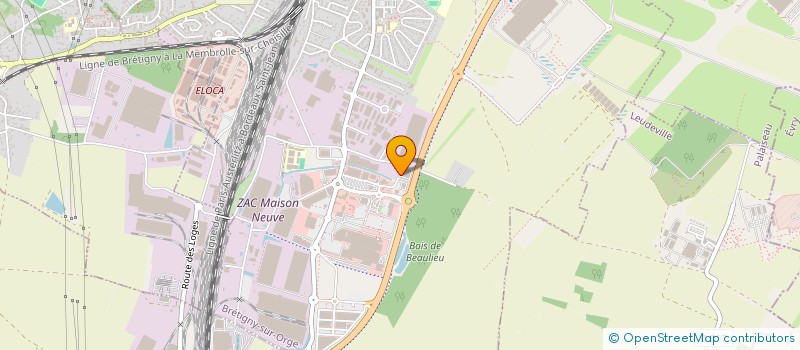 localisation de l'entreprise BRETI à BRETIGNY-SUR-ORGE