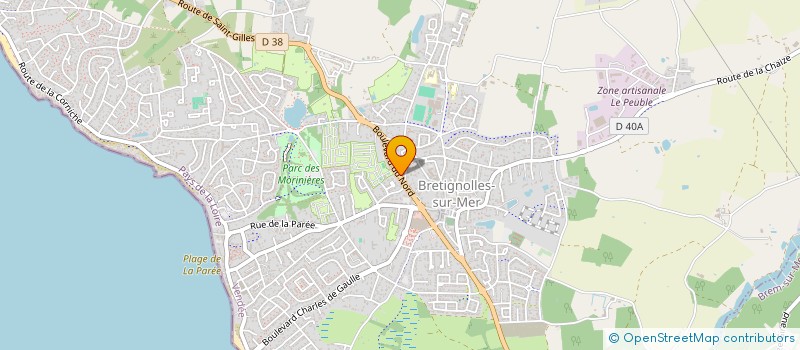 localisation de l'entreprise BRETI-ENTRETIEN  BRETIGNOLLES-SUR-MER