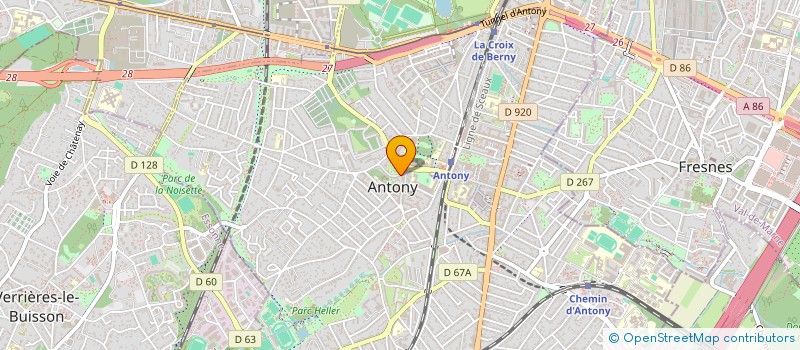 localisation de l'entreprise BRETI STYLE à ANTONY