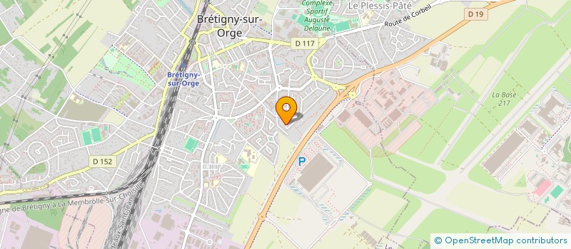 localisation de l'entreprise BRETIGNY LASER TEAM à BRETIGNY-SUR-ORGE