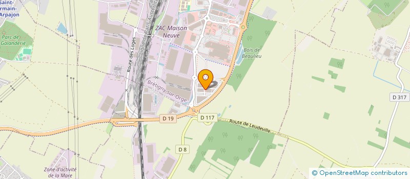 localisation de l'entreprise BRETIGNY SUR ORGE DRIVE à BRETIGNY-SUR-ORGE