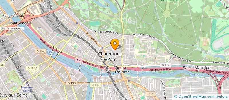 localisation de l'entreprise BRETILLON JEAN à CHARENTON-LE-PONT