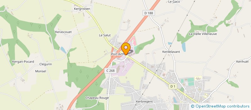 localisation de l'entreprise BRETIM à PLUMELIAU-BIEUZY