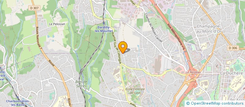 localisation de l'entreprise BRETIM  ECULLY