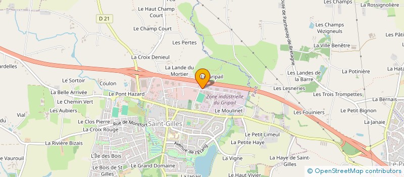 localisation de l'entreprise BRETISOL  LAILLE