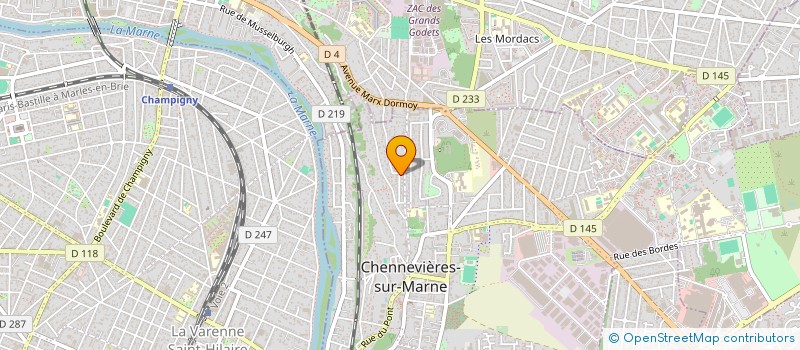 localisation de l'entreprise BRETLINE  CHENNEVIERES-SUR-MARNE