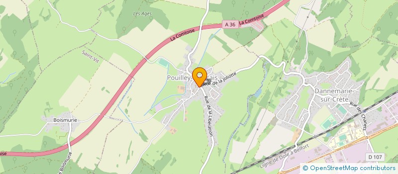 localisation de l'entreprise BRETON  ROSET-FLUANS