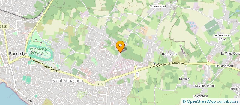 localisation de l'entreprise BRETON DU MONDE - ORGANISATION DES BRETONS EMIGRES  PORNICHET