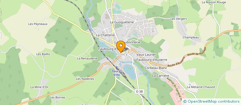 localisation de l'entreprise BRETON ET FILS à TOUCY