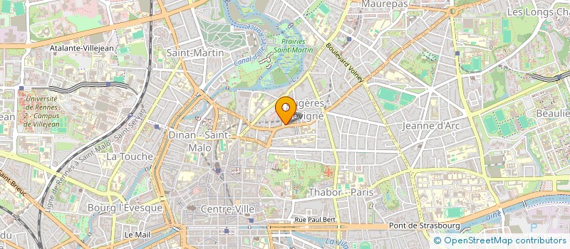 localisation de l'entreprise BRETON'INK à RENNES