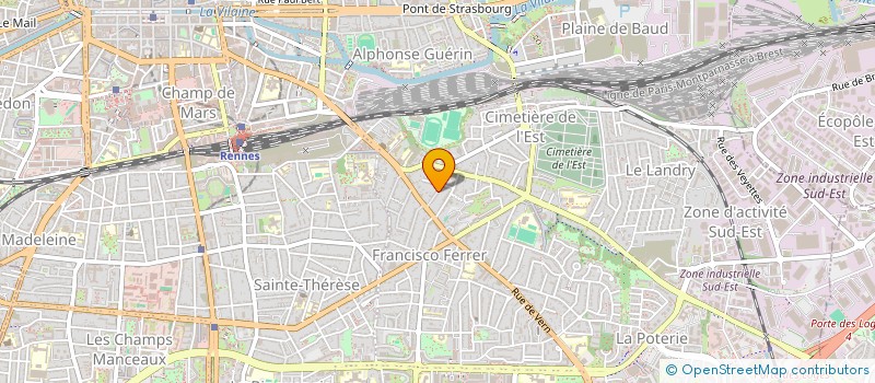 localisation de l'entreprise BRETON INTERNAT INVESTIS IMM INTEGRES à RENNES