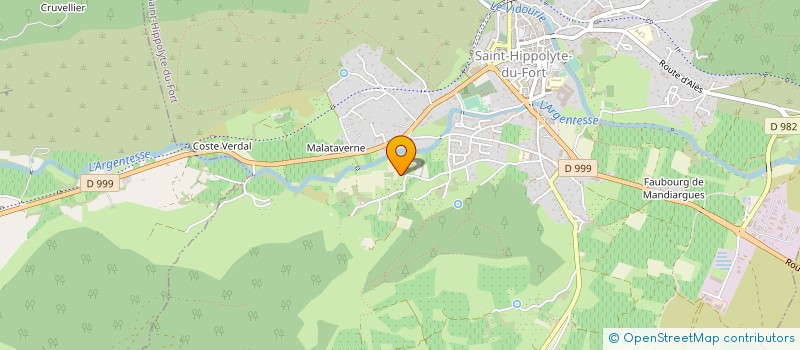 localisation de l'entreprise BRETON JEF  ST HIPPOLYTE DU FORT