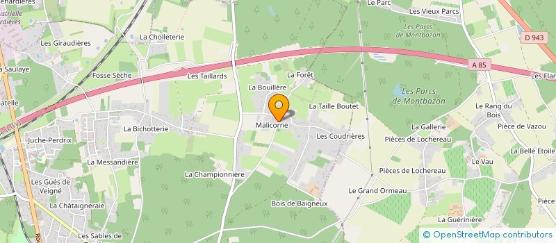 localisation de l'entreprise BRETON SAMUEL  VEIGNE