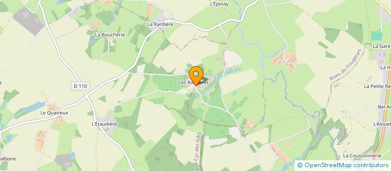 localisation de l'entreprise BRETON ST CYR  SAINT-CYR-DES-GATS