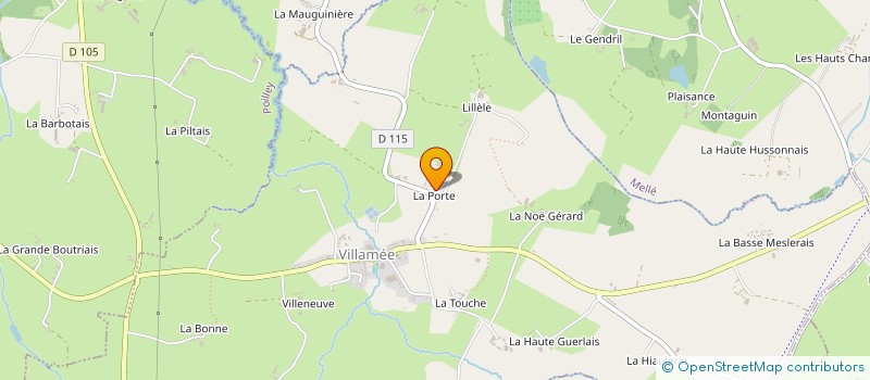 localisation de l'entreprise BRETONIVERNAISE  VILLAMEE