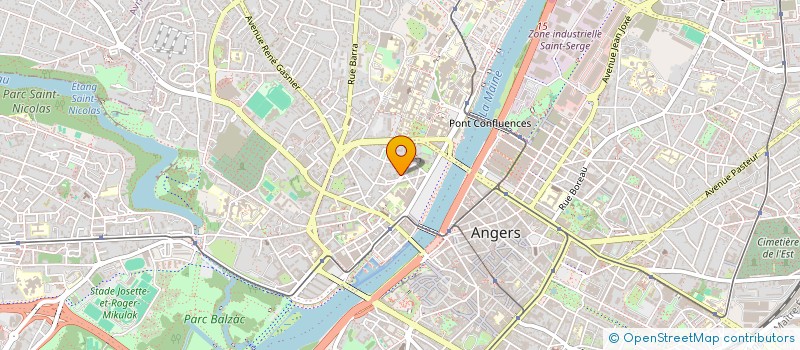 localisation de l'entreprise BRETONN à ANGERS