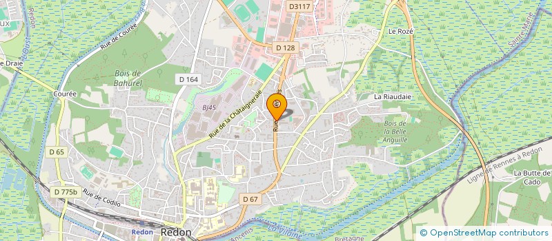 localisation de l'entreprise BRETONNE DE DIFFUSION  REDON