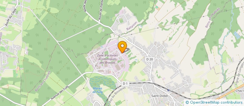 localisation de l'entreprise BRETONNET NET SERVICES  BONS-EN-CHABLAIS