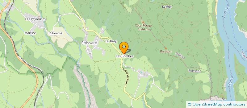 localisation de l'entreprise BRETOUX  ROISSARD