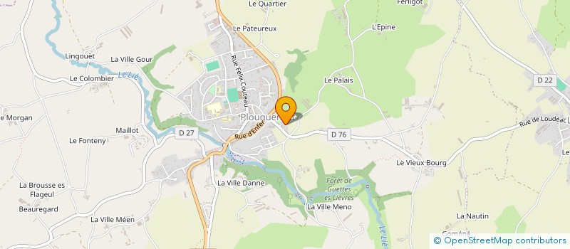 localisation de l'entreprise BRETS NEON à PLOUGUENAST-LANGAST