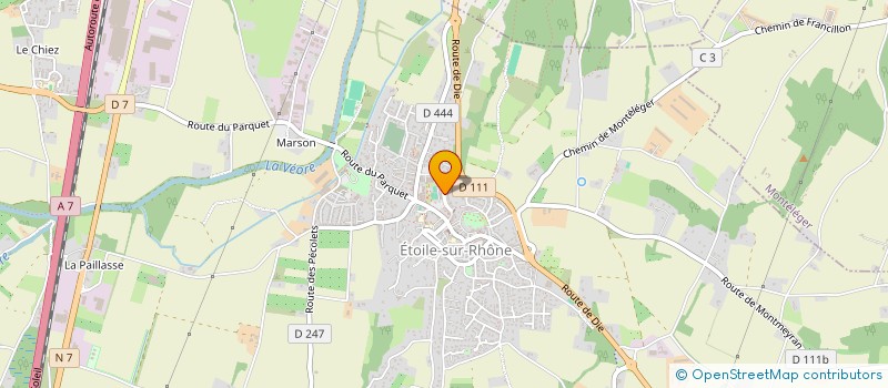 localisation de l'entreprise BRETSCHOOL  ETOILE-SUR-RHONE