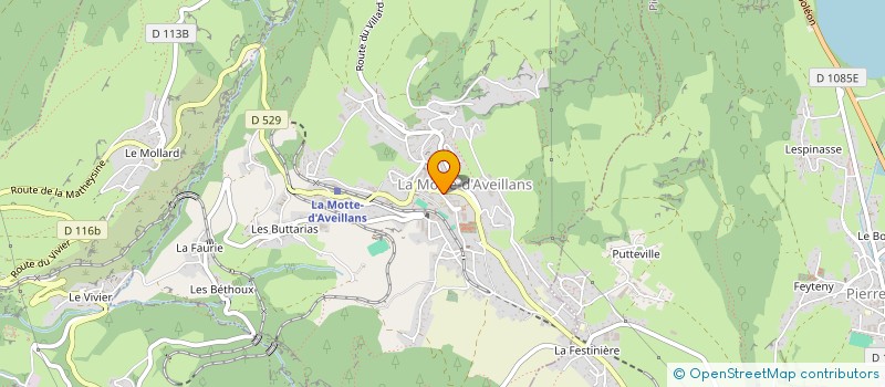 localisation de l'entreprise BRETSELOFOUR  LA MOTTE-D'AVEILLANS