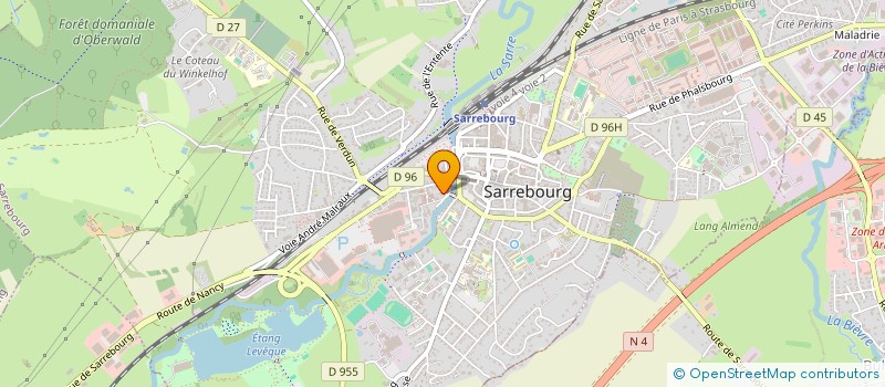 localisation de l'entreprise BRETZ L IE  IMLING