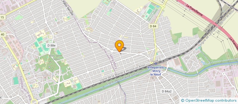 localisation de l'entreprise BRETZEL  MITRY-MORY