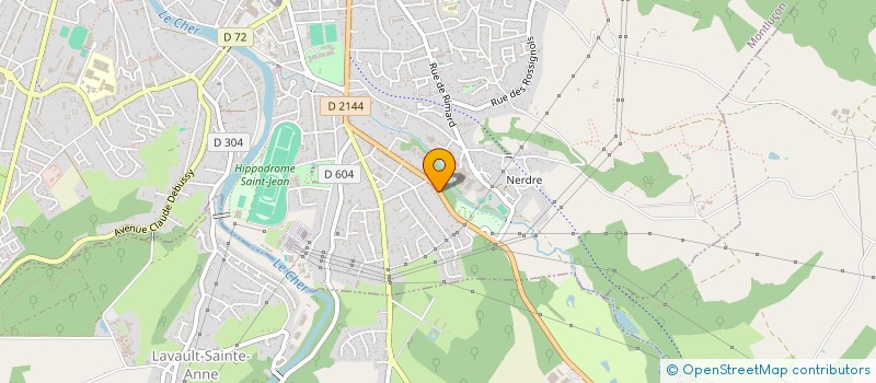 localisation de l'entreprise BRETZEL LIQUIDE à MONTLUCON