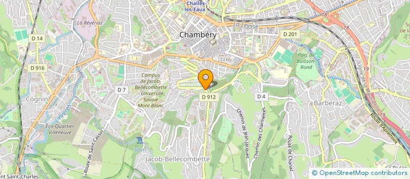 localisation de l'entreprise BRETZEL TECH à CHAMBERY