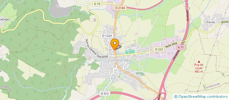 localisation de l'entreprise BREUCHETS  COMBRONDE