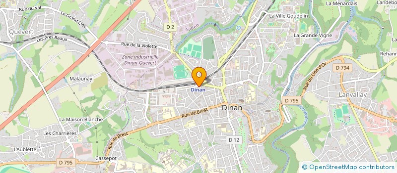 localisation de l'entreprise BREUDER CIE à DINAN