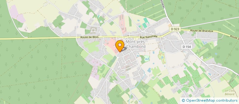 localisation de l'entreprise BREUGNOT REGINA  MONT-PRES-CHAMBORD