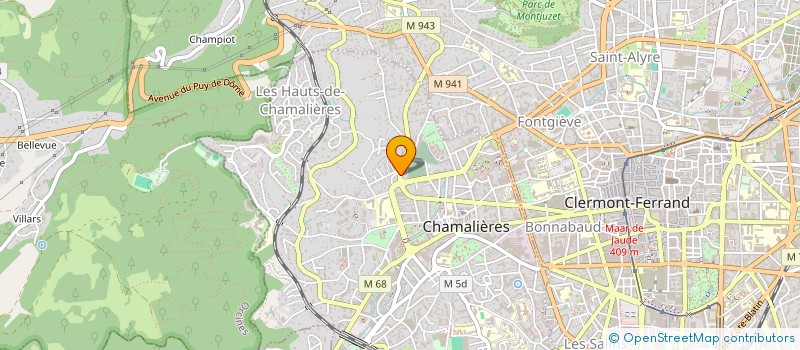 localisation de l'entreprise BREUIL CHAUSSURES  CHAMALIERES