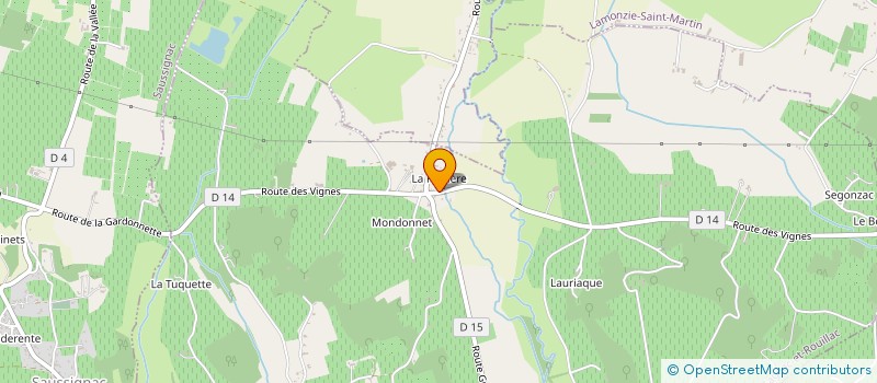 localisation de l'entreprise BREUIL CHRISTOPHE  GAGEAC-ET-ROUILLAC